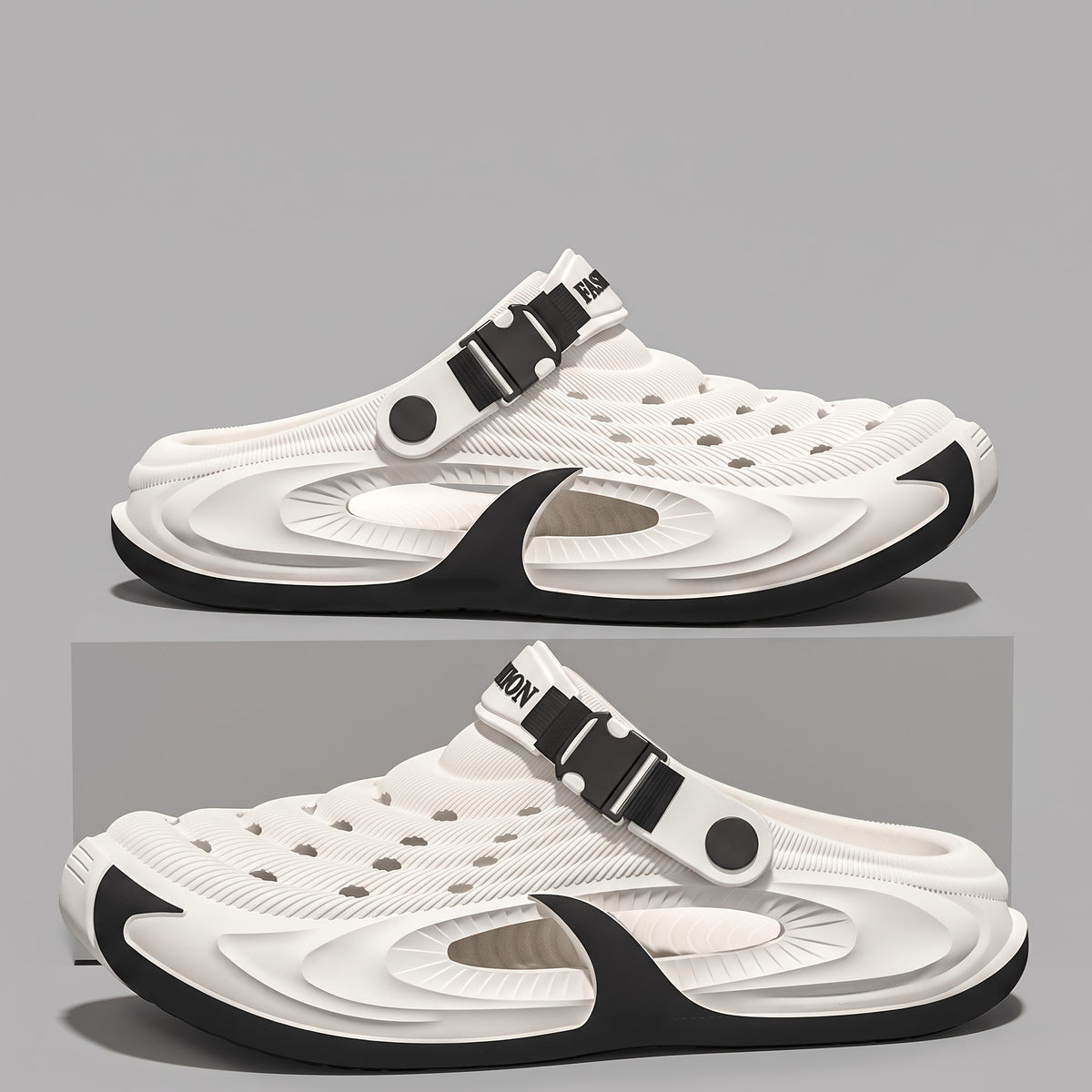 Men's All-Season Casual Slip-On EVA Slippers with Cushioned Sole