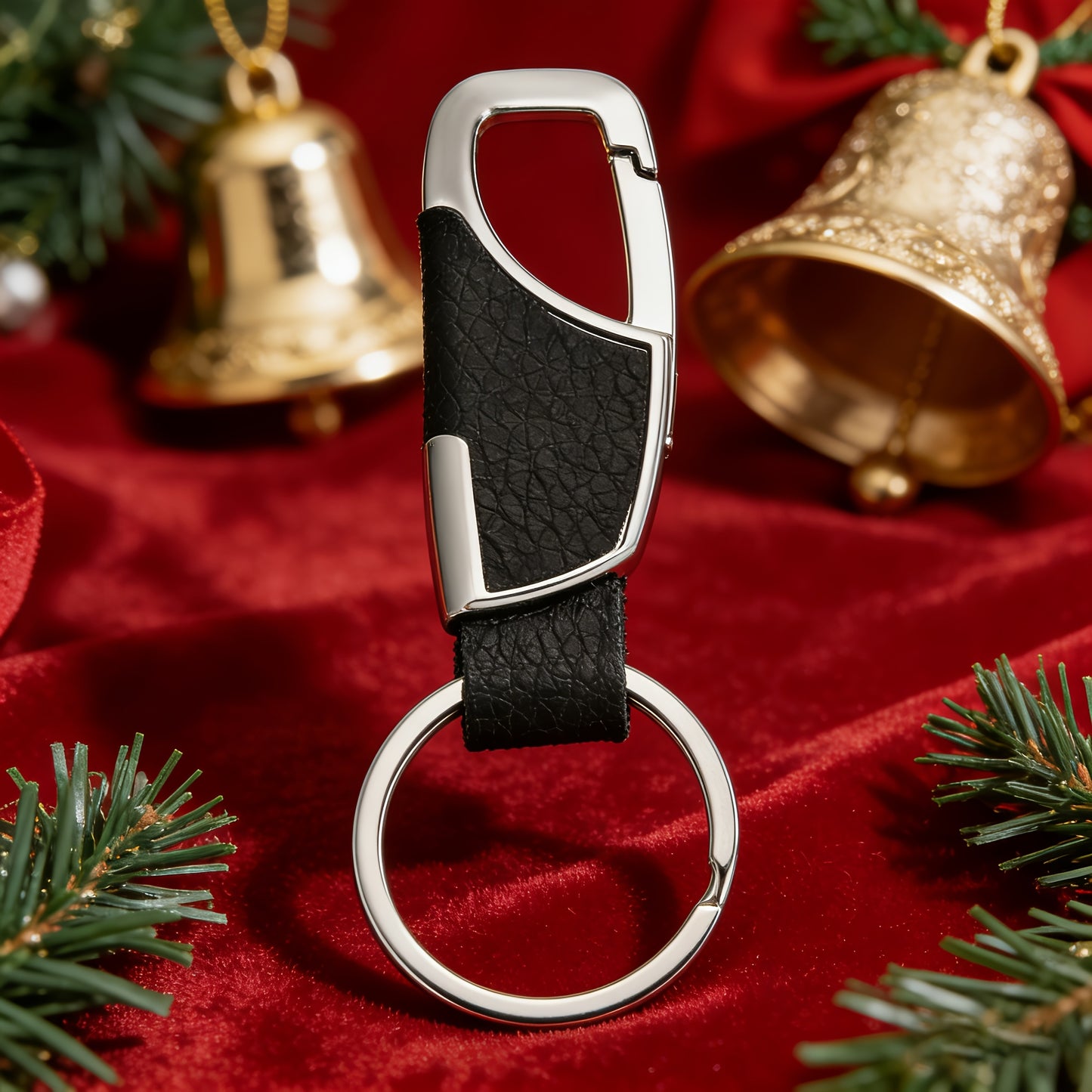 3pcs Men's wallet+Men's belt keychain set, gorgeous business fashion casual sports temperament Men's daily use matching wallet belt, trendy Men's must-have matching, Christmas Valentine's Day gift for fathers, (excluding pict