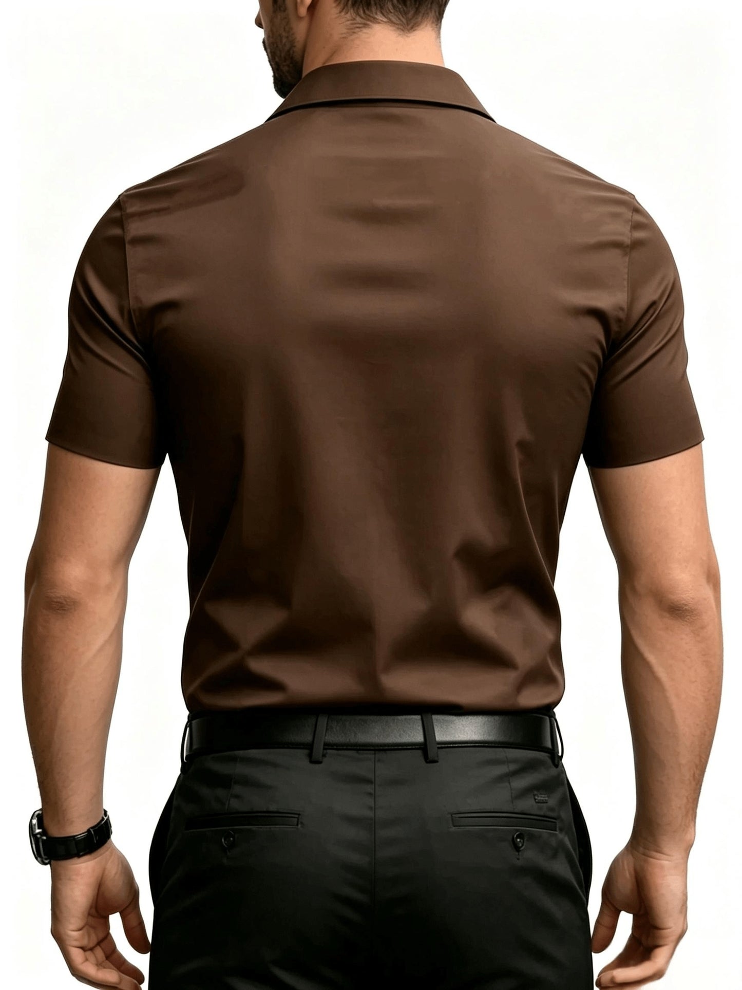 Men's Casual Summer Short Sleeve Tribal Print Shirt
