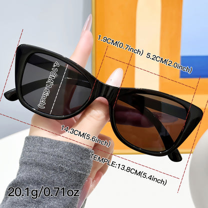 Vintage Cat-Eye Sunglasses for Women with UV400 Protection