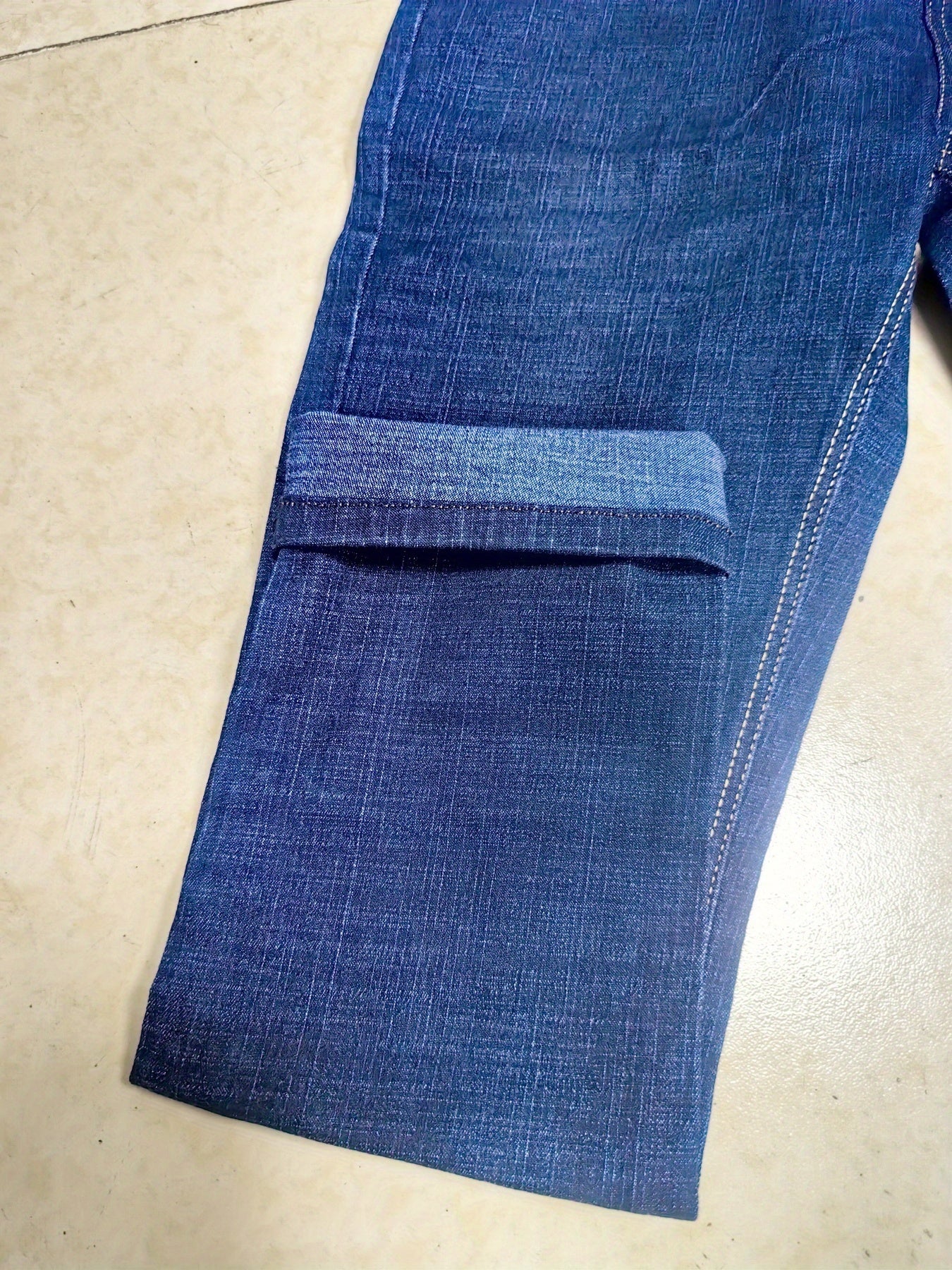 High-quality Men's Denim Trousers, Business Style, Elastic Men's Pants, New Autumn/winter Fashion Trend - ayq