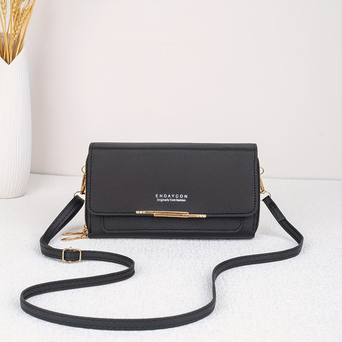 1pc Women's coin purse, mobile phone bag, card holder wallet, handbag, 9pcs Color Choices, coin wallet, handheld coin purse with RFID protection and adjustable shoulder strap