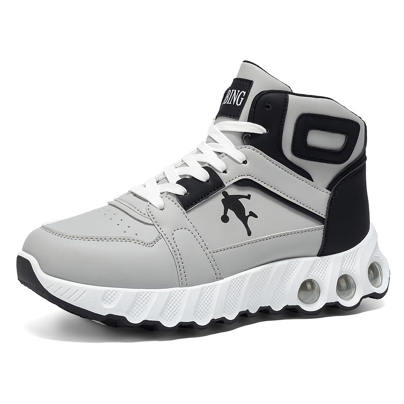 Men's All-Season Mid-Top Outdoor Running Shoes with EVA Cushioning