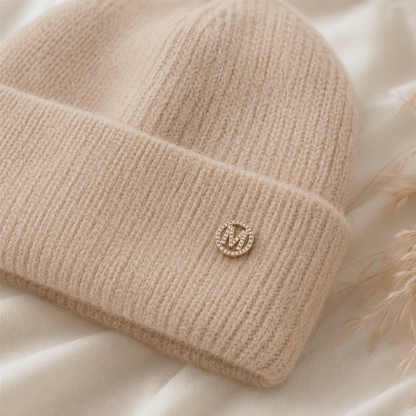 Unisex Elastic Furry Knit Beanie Hat for Winter Streetwear
