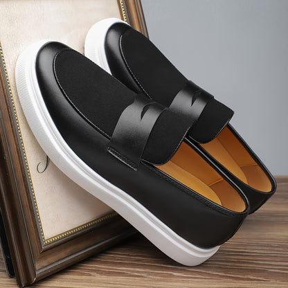 Men's Low Top Slip-On Skate Shoes - Casual All-Season Sneakers