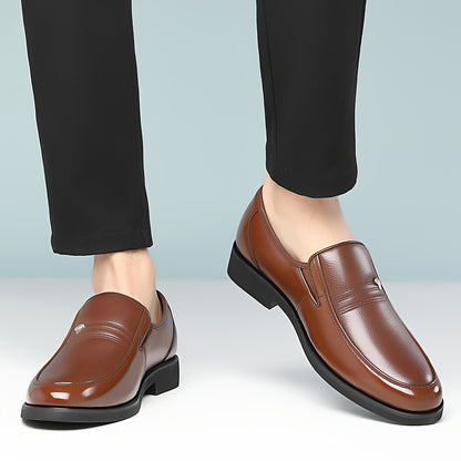 Men's Casual Loafers Slip-On Business Office Shoes