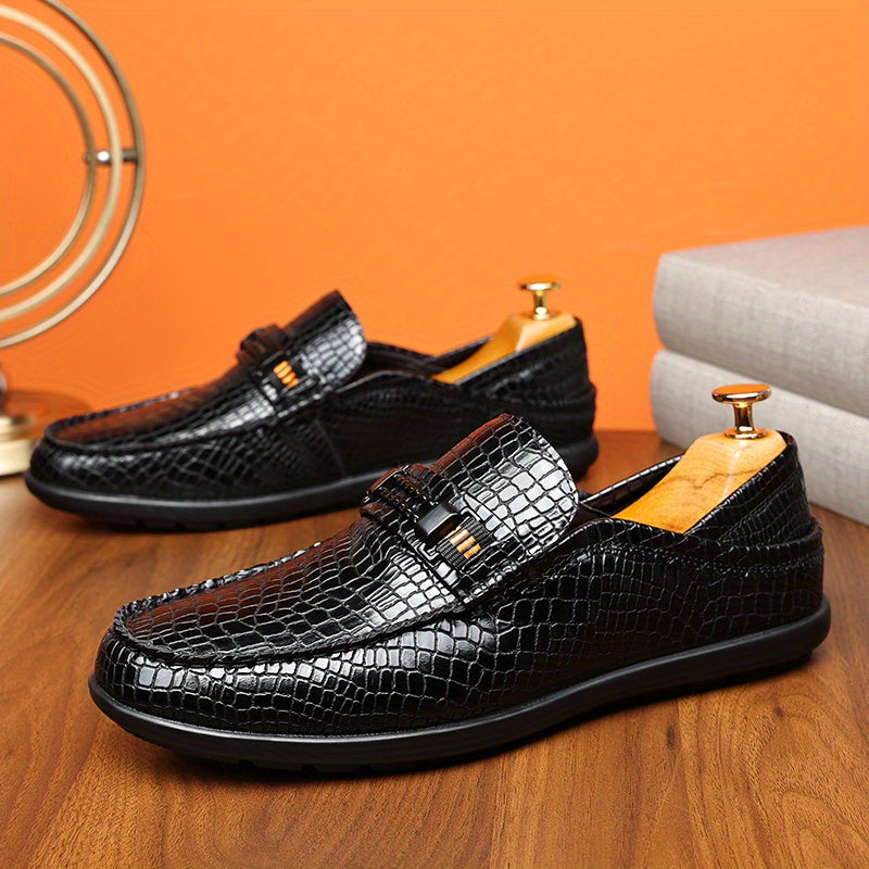 Men's All-Season Casual Slip-On Loafers with Rubber Sole