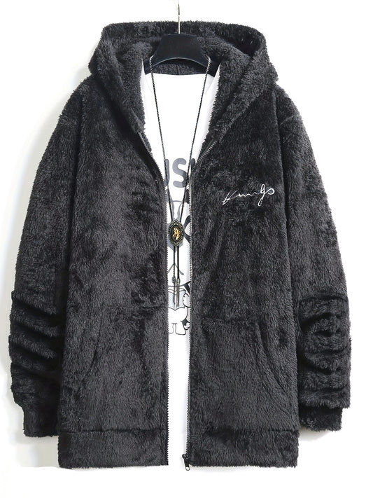 [Անզուգական ոճ] Տղամարդու «RELAX» բրդյա վերարկու - Անզուգական երկկողմանի շագանակագույն թեդի վերարկու՝ կայծակաճարմանդով, երկար թևքերով՝ աշուն/ձմեռ, Անզուգական վերնազգեստ | Նորաձև անզուգական հագուստ | Ձեռագործ ասեղնագործություն