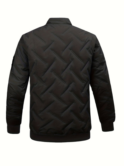 Men's Warm Stand Collar Jacket for Autumn and Winter