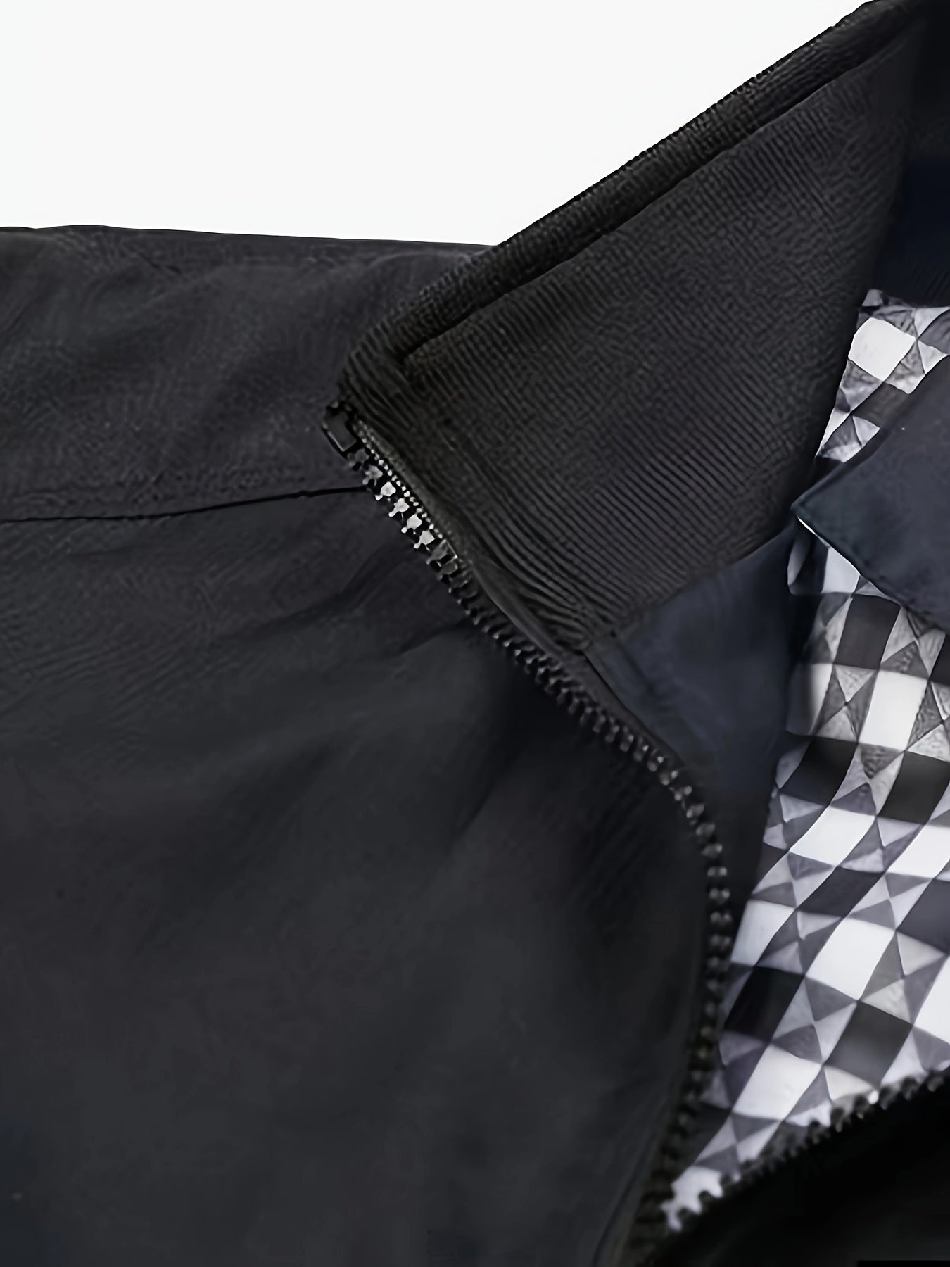 Men's Long Sleeve Zip Up Stand Collar Coat, Business Stand Collar Jacket With Zipper Pockets, Spring Autumn Men's Clothing