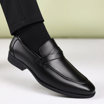 Men's Slip-On Casual Loafers Business Dress Shoes All-Season