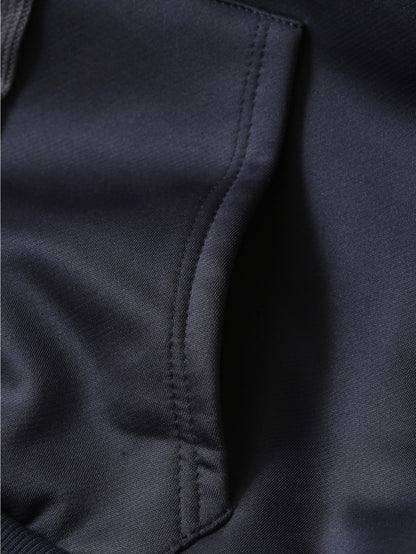 1pc Women's Thick-Lined Hooded Sweatshirt with Gingerbread for Man in Santa Hat & Candy Cane Print - Cozy Plush Lined, Soft Polyester Warm Pullover for Fall/Winter, Machine Washable Casual Outerwear, Cold Weather Wear, Minima