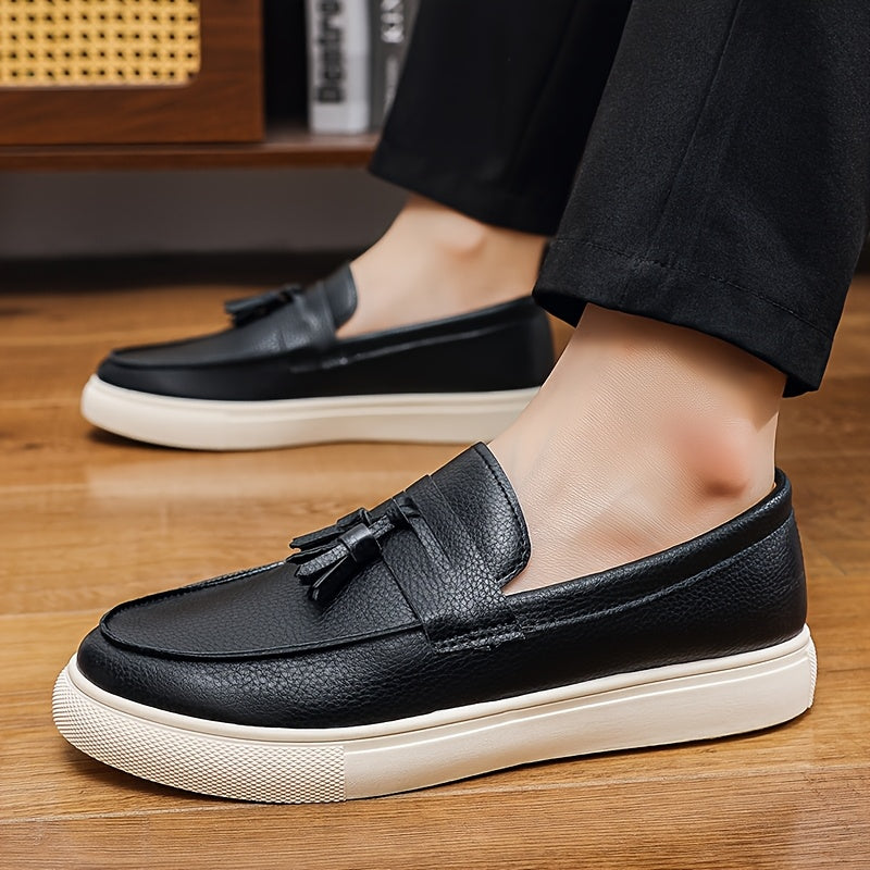 Men's Low-Top Slip-On Casual Sneakers with Tassels