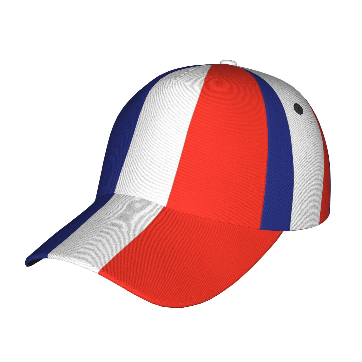 French Flag Baseball Cap Unisex Casual Street Style Lightweight Hat