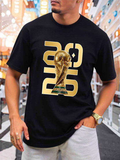 Men's FIFA World Cup 2026 Mesh T-Shirt Casual Sporty Style