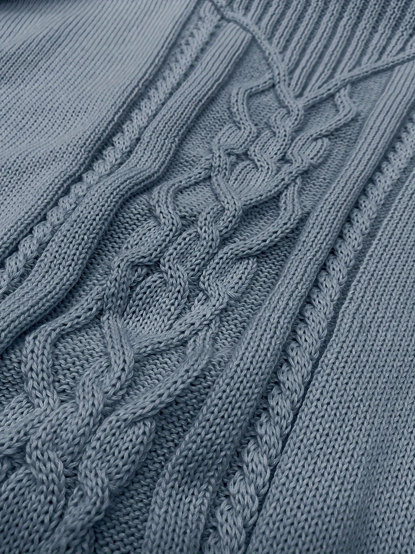 Նորաձև տրիկոտաժե կլոր վզնոցով սվիտեր-պուլովեր - փափուկ, շնչող, միջին ձգվողությամբ, երկար թևքերով, առօրյա վերնաշապիկ՝ քաղաքային զբոսանքների, փողոցների, զբոսանքների, բացօթյա գործունեության համար - իդեալական է աշնան և ձմռան համար