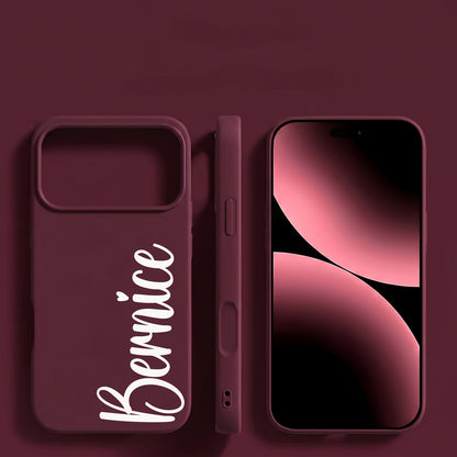 Personalized Shockproof TPU Phone Case Compatible with iPhone 15-18 Pr