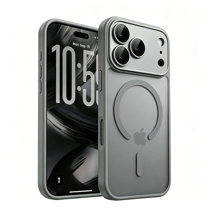 Matte Translucent Magnetic Silicone Phone Case for iPhone 18-14 Pro Ma