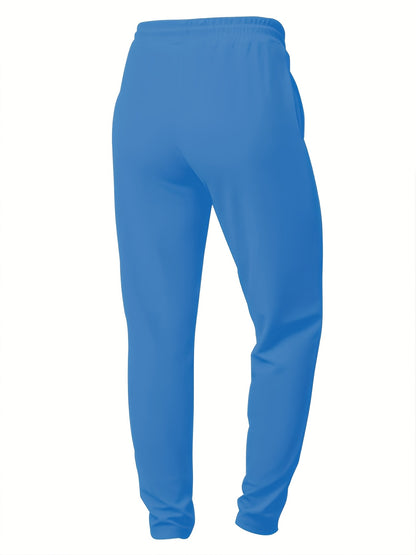 Men's Casual Straight-Leg Knit Sports Pants - Breathable Comfort
