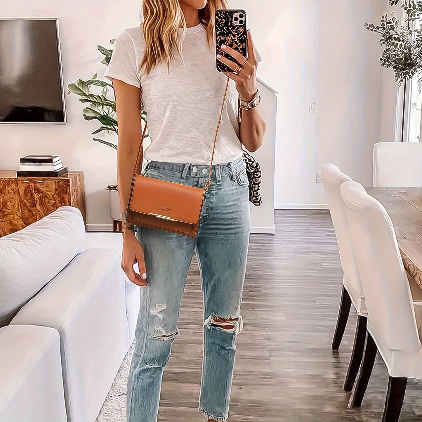 1pc Women's coin purse, mobile phone bag, card holder wallet, handbag, 9pcs Color Choices, coin wallet, handheld coin purse with RFID protection and adjustable shoulder strap