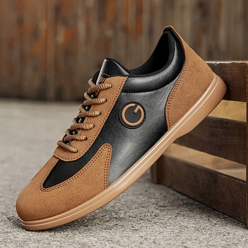 LOEIKAN Men'S Low-Top Sports Casual Shoes | Comfortable, Fashionable, Versatile for Outdoor and Street Wear, Faux Upper, PVC Sole, Lace Closure - ayq