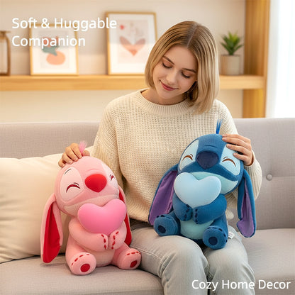 Disney Stitch Love Plush տիկնիկ, Ծննդյան տոների նվեր տիկնիկ, երեկույթի զարդարանք տիկնիկ, Նոր տարվա նվեր, տունդարձի նվեր ընկերուհիների և երեխաների համար, Սուրբ Ծննդյան նվեր