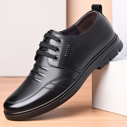 Men's Business Casual Oxford Shoes - Soft Comfortable Lace-Up
