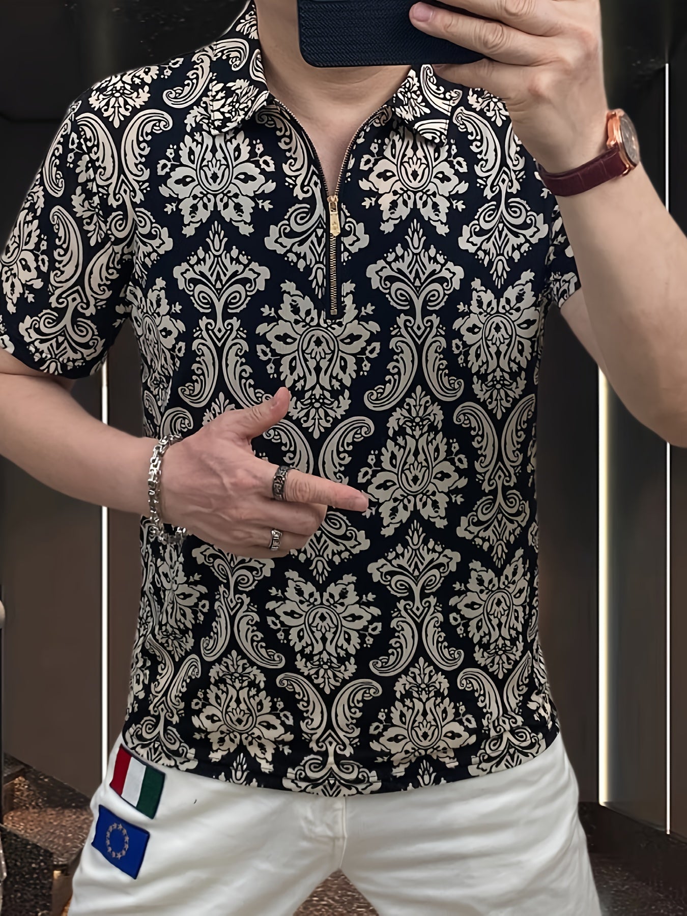 Men's Short Sleeve Shirt, Short Sleeve T-Shirt, Men's Summer Top, Men's Clothing - ayq