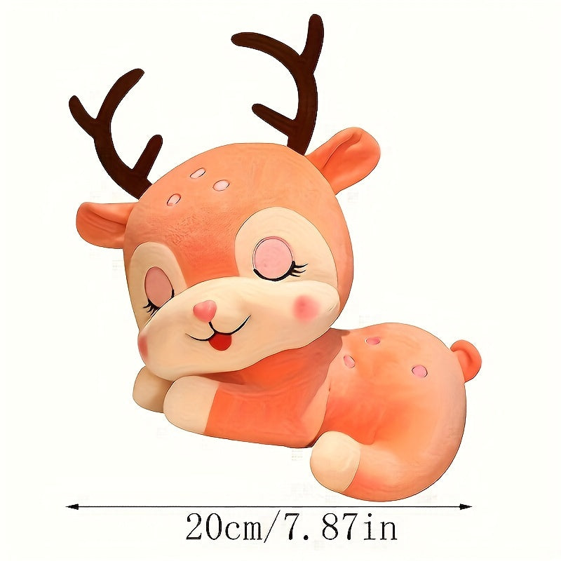 1pc, Cute Fawn Doll, Plush Toy Doll, Fawn Doll, Automotive Plush DecorationStuffed Animals Plushie Doll Toy, The Best Gifts for Halloween, Christmas, Family, Friends