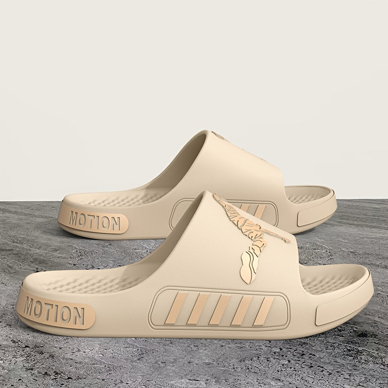 A Pair of EVA Slippers Featuring a Contrasting Sporty Design, with a Cloud-Like Soft And Comfortable EVA Sole. The Minimalist Style Is Fashionable And Versatile - ayq