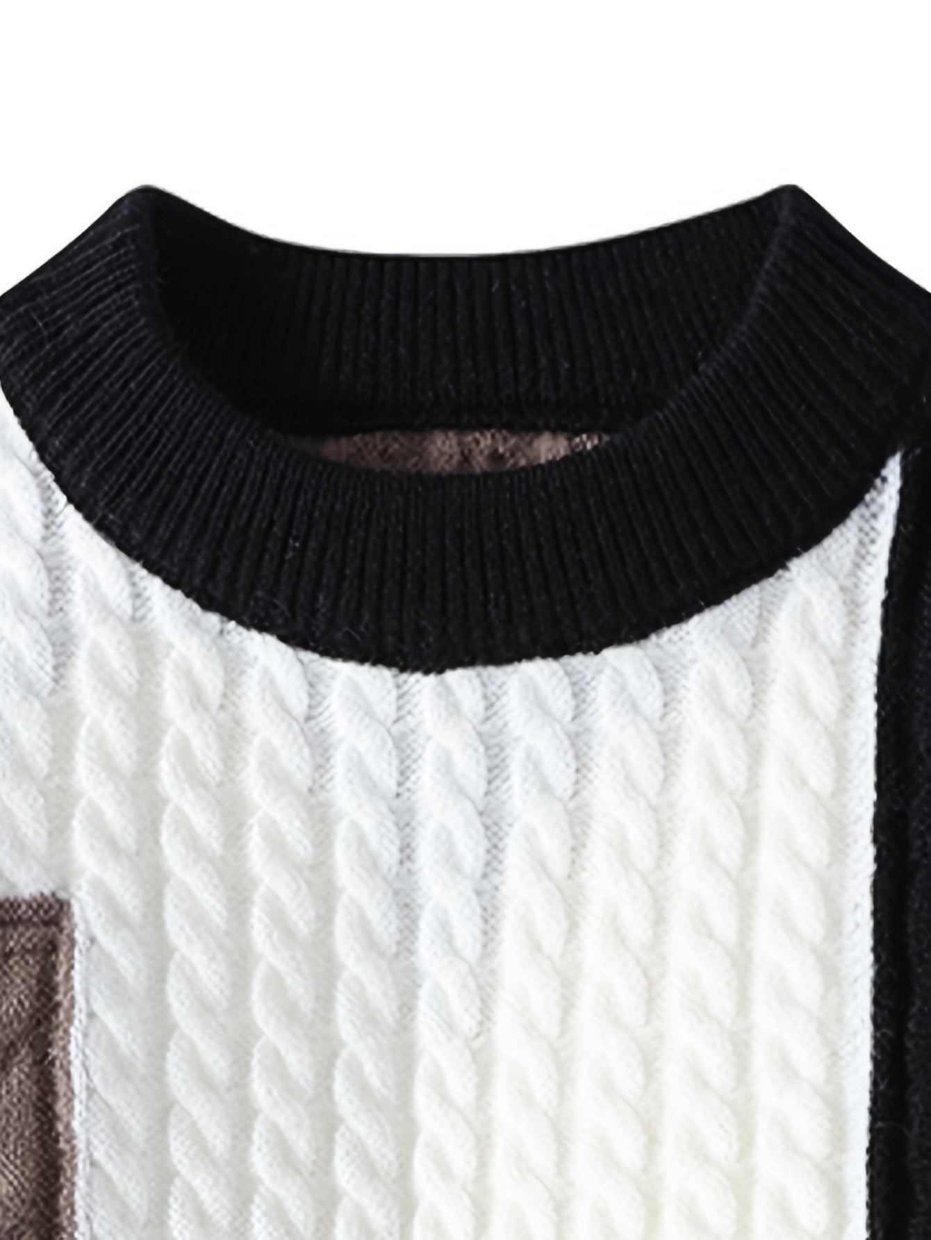 Տղամարդու սվիտեր - շագանակագույն/ - երկար թևքերով, վզնոցով, աշուն/ձմեռ, գրասենյակ, երեկույթ, առօրյա - հեշտ խնամվող, պաշտոնական և առօրյա սվիտեր տղամարդկանց համար