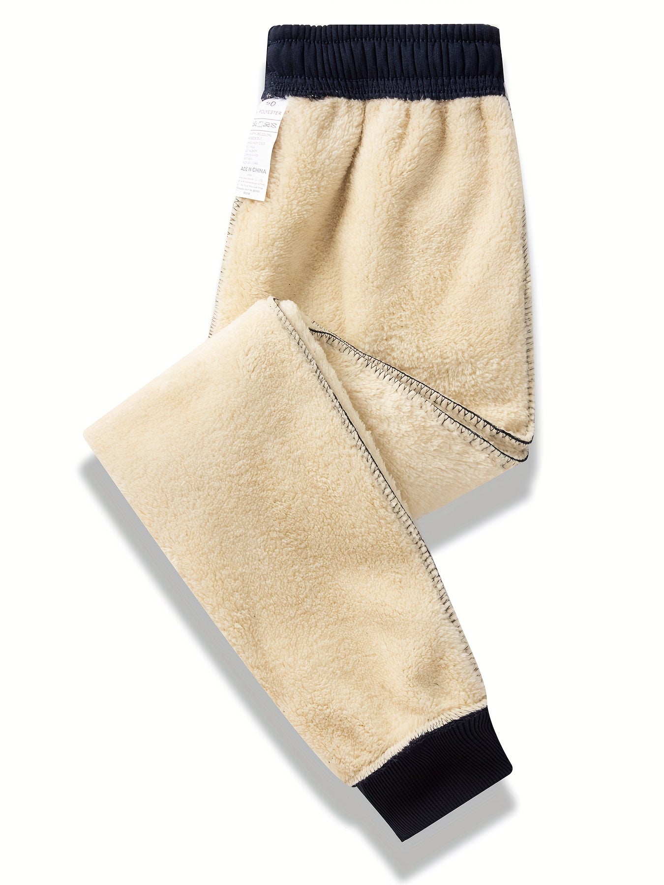 2pcs Boys' Fleece-Lined Thickened Warm Hoodie + Pants Set, Stylish Letter Print Winter Comfortable Sportswear Outfit for Kids Casual Leisurewear, Perfect for, Blanket Hoodie Kids