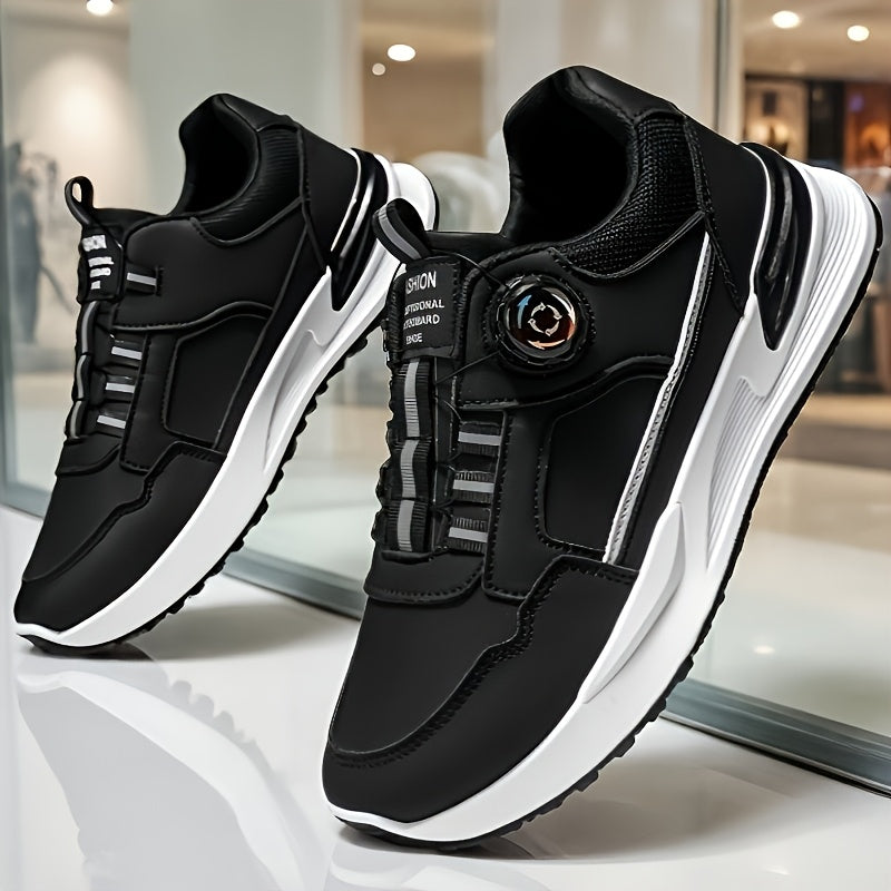 Plus-size Men's Road Running Shoes, Outdoor Walking Shoes, Cross-training Shoes, Trendy Sneakers, Versatile Casual Shoes, Student Low-top Skate Shoes for All Seasons: Spring, Summer, Autumn - ayq