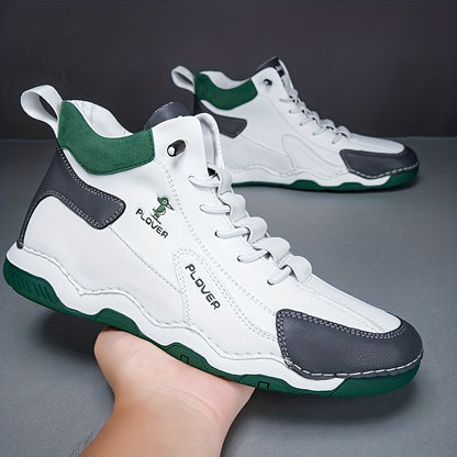 Men's Casual High-Top Ankle Boots Lightweight & Anti-Slip