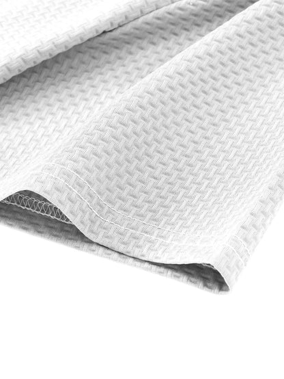 G884-DIOS Men's Short Sleeve Casual Summer Printed T-Shirt - Fashionable and Versatile Top, Geometric Design, Lightweight Golf Shirt - ayq