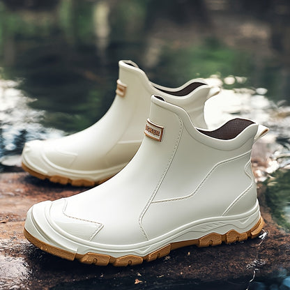 Unisex Waterproof Slip-On Shoes with Durable Non-Slip Sole