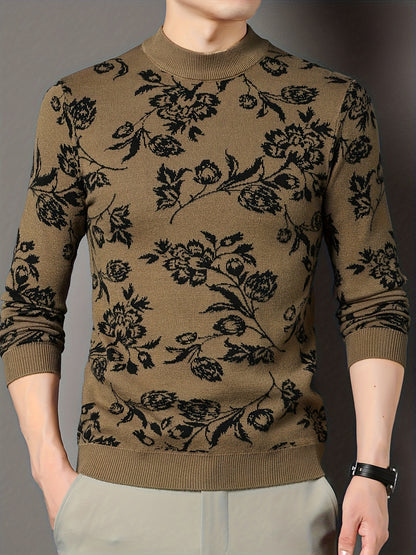 Նոր աշնանային և ձմեռային հավաքածուն ներառում է տղամարդկանց երկարաթև տրիկոտաժե սվիտեր՝ ծաղկային նախշերով, ձևավորված ակոսավոր դետալներով: Այս առօրյա և ոճային սվիտերը կատարյալ է աշնանային և ձմեռային սեզոններին ամենօրյա կրելու համար: