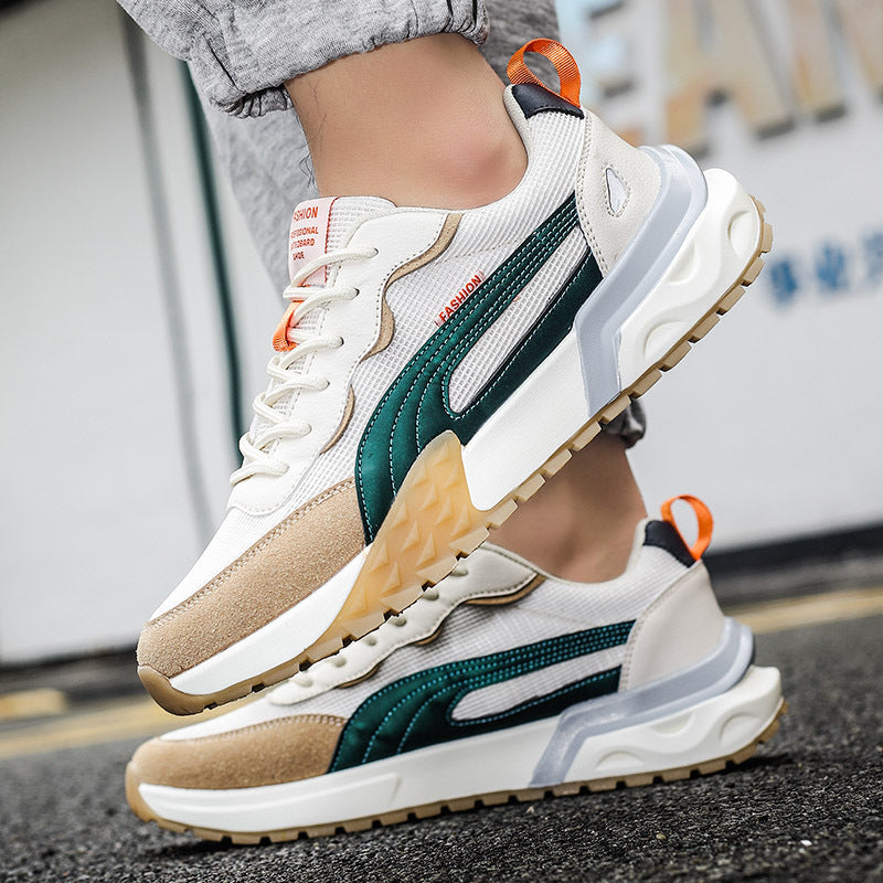 Men's Casual Sports Sneakers with Lightweight PU Sole