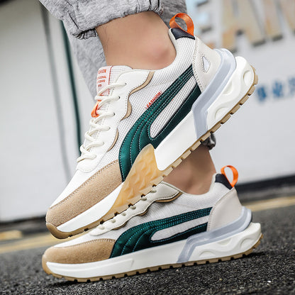 Men's Casual Sports Sneakers with Lightweight PU Sole