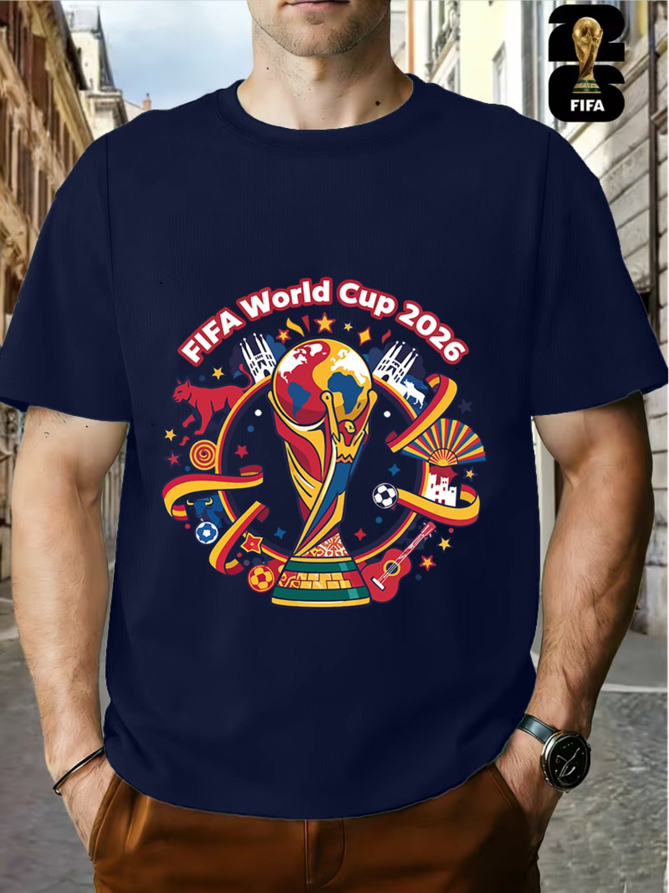 Men's 2026 FIFA World Cup USA-Canada-Mexico T-Shirt
