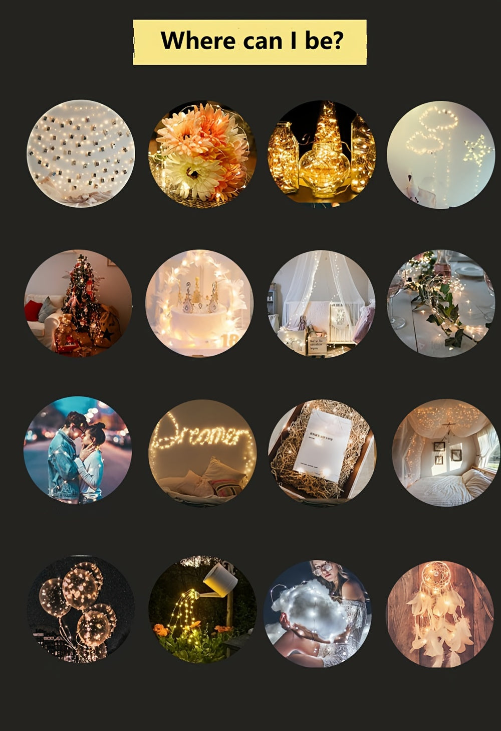 1pc, LED USB Fairy Lights, USB Powered Copper Wire Garland String Lights for Home Wall Room Holiday Party Wedding Festival Indoor Bedroom Table Ramadan Halloween Christmas Decoration, Best for Christmas