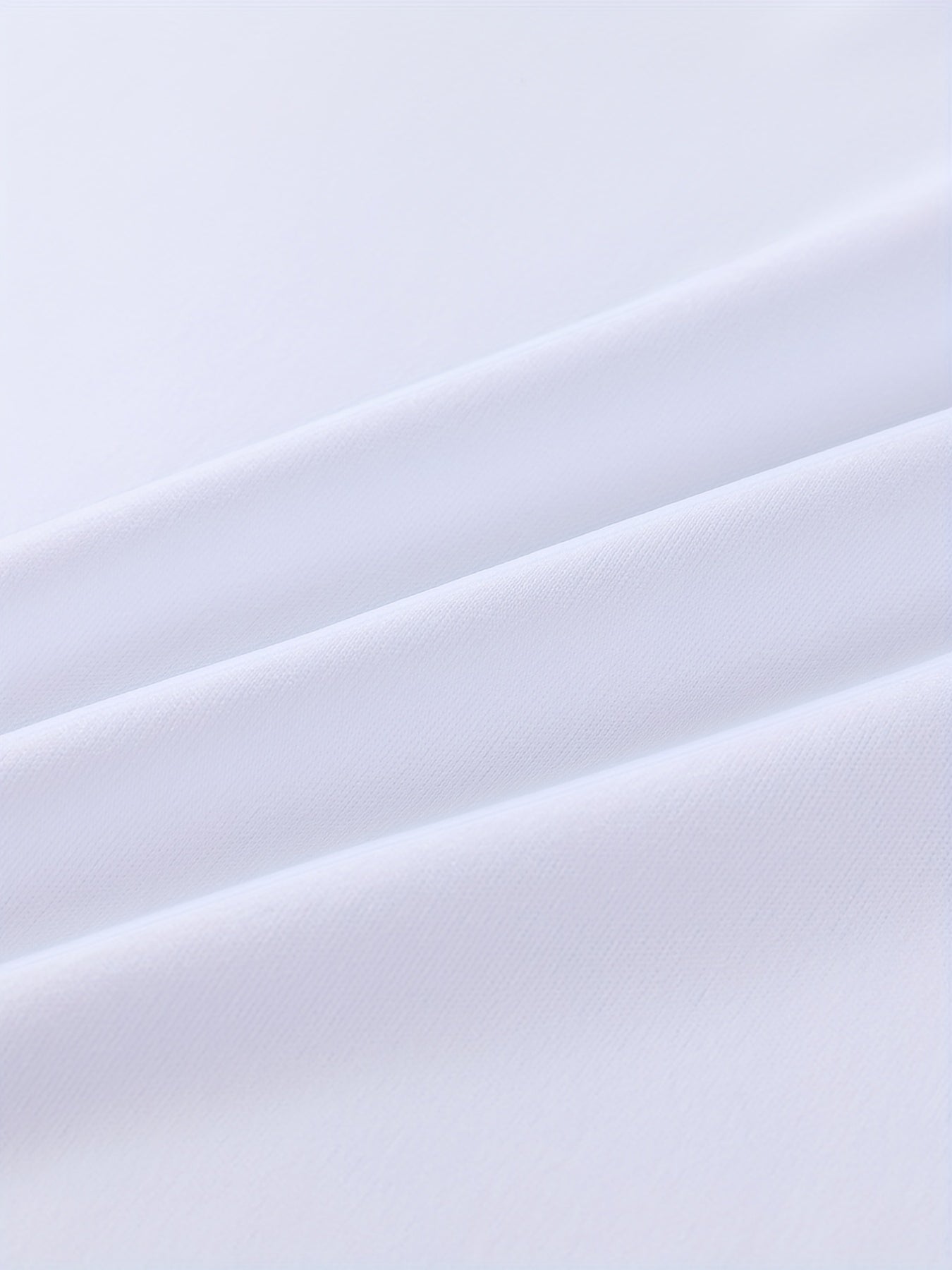 [Golf Apparel] Men's Classic White Shirt - Casual Summer Style with Short Sleeves, Zipper Collar, and Stretch Polyester Fabric - Perfect for Streetwear & Golf