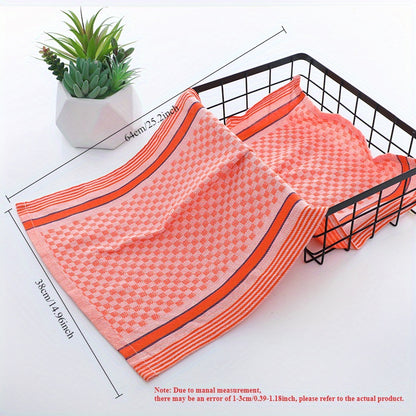 4/6pcs Kitchen Dish Towels, Super Soft Waffle Weave, Colorful Plaid Pattern, Large Square Rags for Washing and Drying Dishes, Household Use, Washable Kitchen Towels, Tea Towels, Suitable for Living Room, Bedroom, Bathroom, To