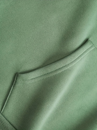 Men's Christmas Hooded Sweatshirt with Rudolph & Santa Print - Thickened Winter Pullover Hoodie, Warm Long Sleeve Casual Sweater for Skiing, Parties, Team Events - Machine Washable (Couple Matching, Unisex Style)