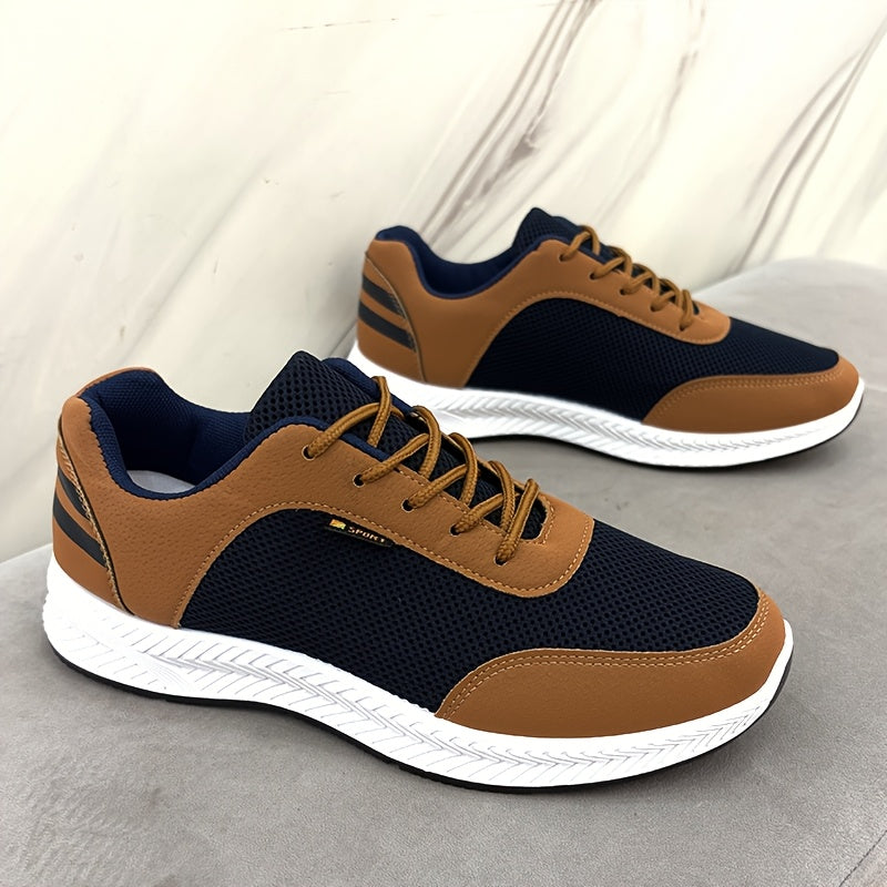 Men'S Mesh Shoes, Trendy And Versatile Footwear, Fashionable Sports And Casual Shoes, Slip-Resistant And Durable Men'S Sneakers - ayq