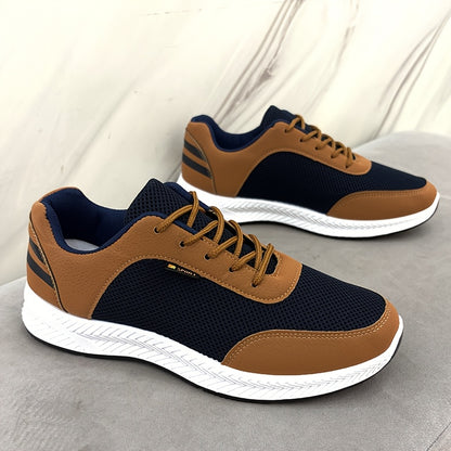 Men'S Mesh Shoes, Trendy And Versatile Footwear, Fashionable Sports And Casual Shoes, Slip-Resistant And Durable Men'S Sneakers - ayq