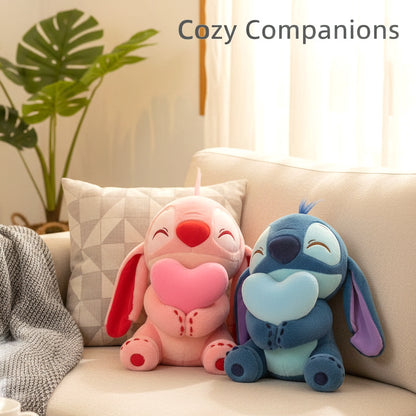 Disney Stitch Love Plush տիկնիկ, Ծննդյան տոների նվեր տիկնիկ, երեկույթի զարդարանք տիկնիկ, Նոր տարվա նվեր, տունդարձի նվեր ընկերուհիների և երեխաների համար, Սուրբ Ծննդյան նվեր
