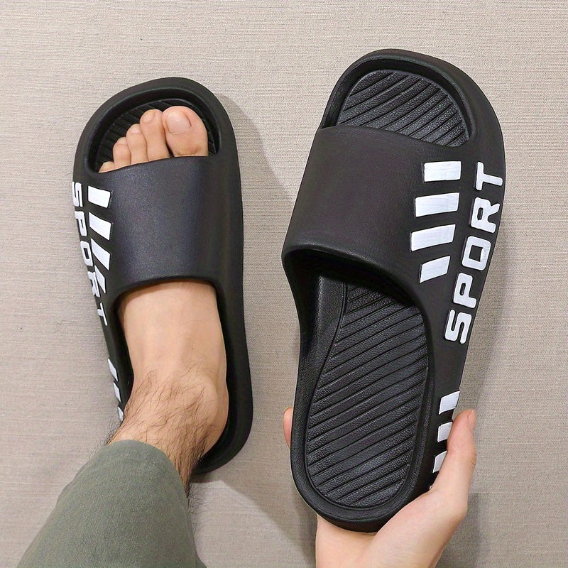 Men'S Stylish Slippers - Non-Slip, Odor-Resistant Summer Beach Sandals | Comfortable EVA Open-Toe Slides, Suitable for Indoor And Outdoor Wear, Summer Sandals - ayq