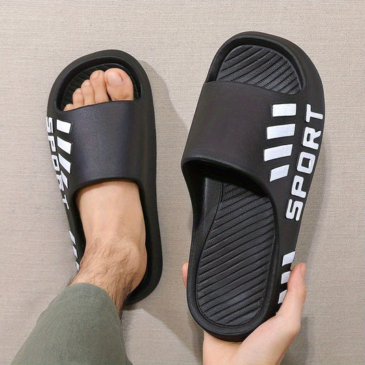 Men'S Stylish Slippers - Non-Slip, Odor-Resistant Summer Beach Sandals | Comfortable EVA Open-Toe Slides, Suitable for Indoor And Outdoor Wear, Summer Sandals - ayq