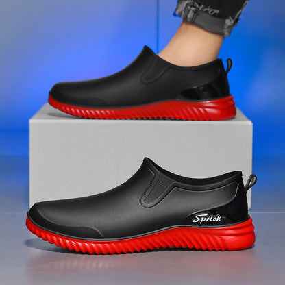 Lightweight Men's Low Cut EVA Rain Boots for All Seasons